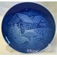 BING & GRONDAHL COPENHAGEN PLATE – CHRISTMAS 1975 – CHRISTMAS AT THE OLD WATER-MILL (id: B) 